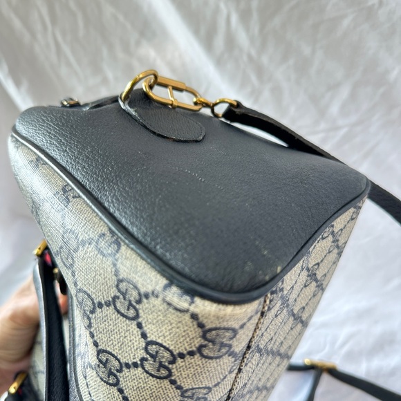 GUCCI GG Canvas Sherry Line Vintage Boston Bag Authentic - Picture 8 of 15